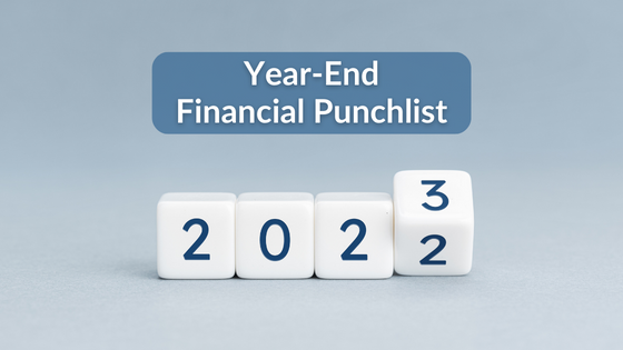 2022 Year-End Financial Punchlist- 2