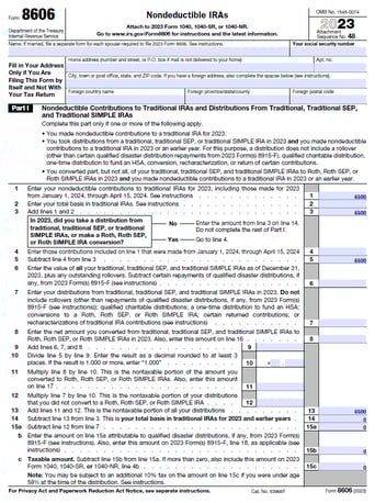 Form 8606 page 1 for blog