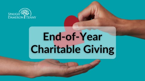 Year-end charitable giving deadline reminder