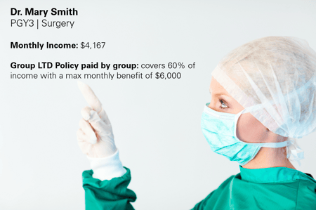 disability insurance examples for doctors