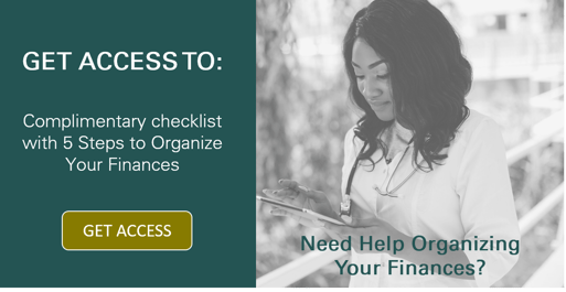 Financial Organization Checklist Button