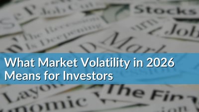 Shane Tenny explains early 2026 market volatility using a January Barometer chart based on historical S&P 500 returns.